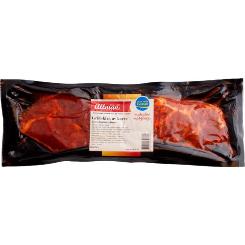 Grillskiva Karré BBQ ca 800g Allmans