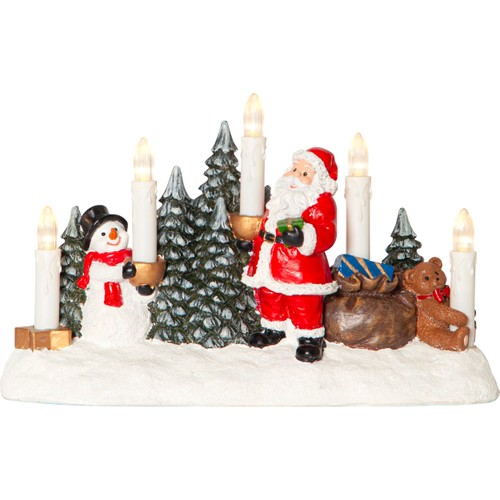 Batteriljusstake Merryville Tomte Star Trading
