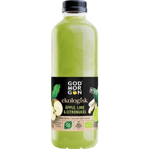 Fruktdryck Äpple Lime & Citrongräs Ekologisk 850ml God Morgon