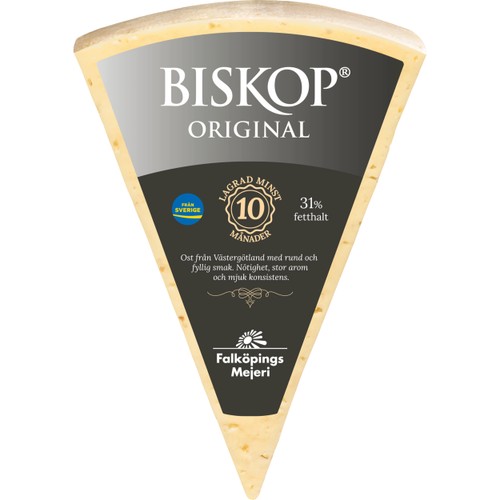 Biskopsost 31% 8-10 Mån ca 720g Falköpings Mejeri