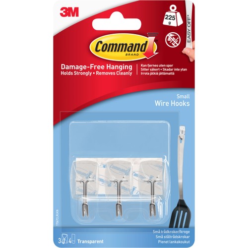 Krok ståltråd 4,5cm hög 3-p Command