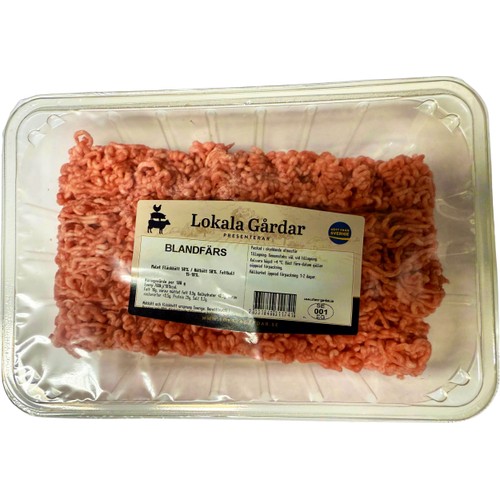 Blandfärs ca 1,1kg Lokala Gårdar