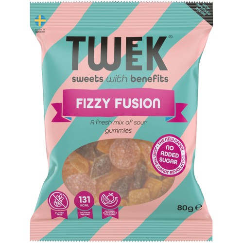 Godis Fizzy Fusion 80g Tweek