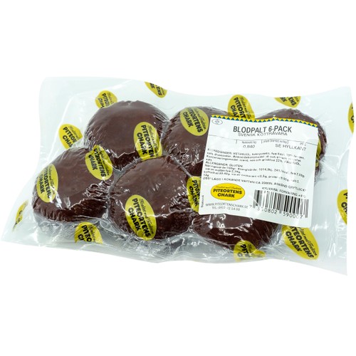 Blodpalt 6-pack 840g Piteortens Chark