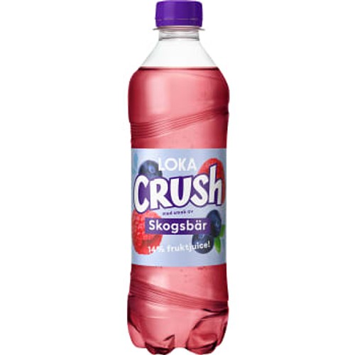 Kolsyrad Fruktdryck Crush Skogsbär 50cl Loka