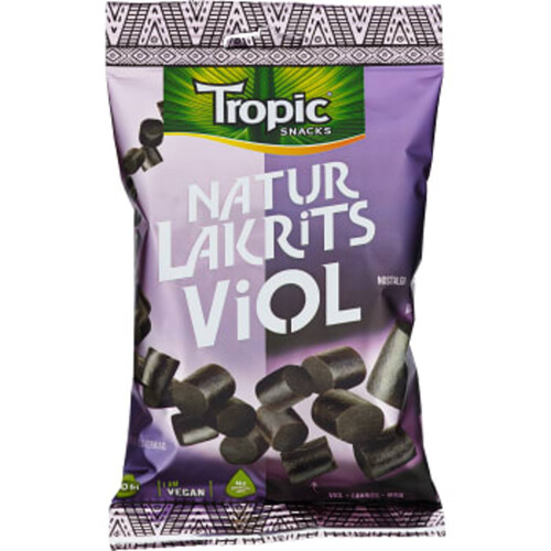 Naturlakrits Viol 150g Tropic Snacks