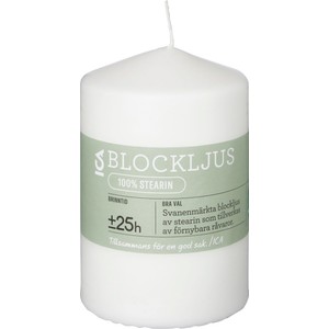 Blockljus Vit Stearin ICA