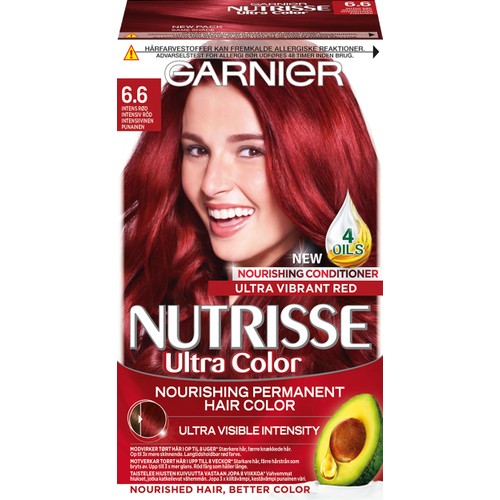 Hårfärg Ultra color 6.6 Intense red 1-p Nutrisse