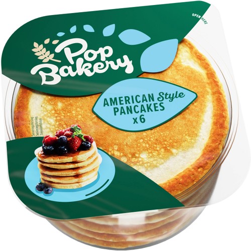 Pannkakor Amerikanska 6-p 240g POP! Bakery