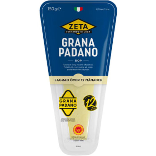 Grana Padano 12 m 150 g Zeta