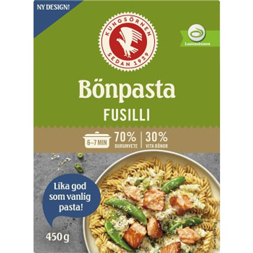 Bönpasta Fusilli 450g Kungsörnen