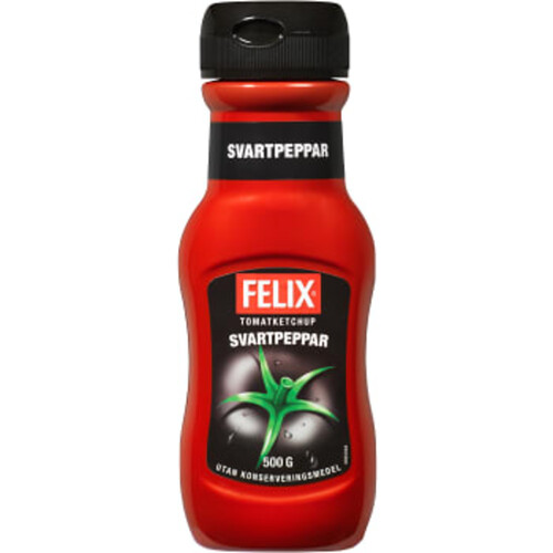 Ketchup Svartpeppar 500g Felix