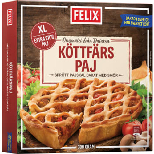 Paj köttfärs XL Fryst 300g Felix