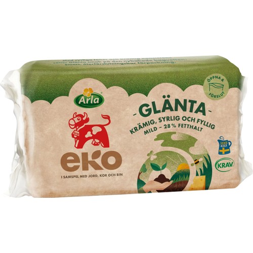 Glänta eko ost  ca 500g Arla Ko