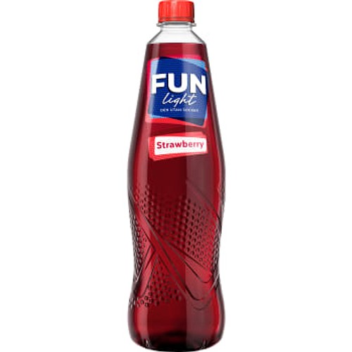 Lightdryck Strawberry Sockerfri 1l Fun Light