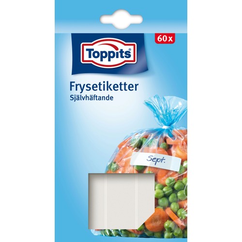 Frysetiketter vita 60-p Toppits