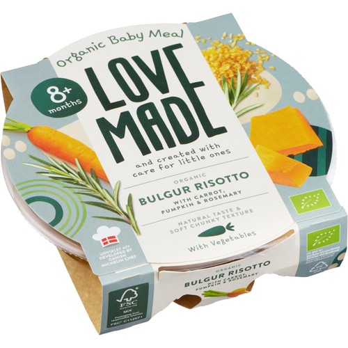 Barnmat Bulgur risotto 8m 185g Lovemade