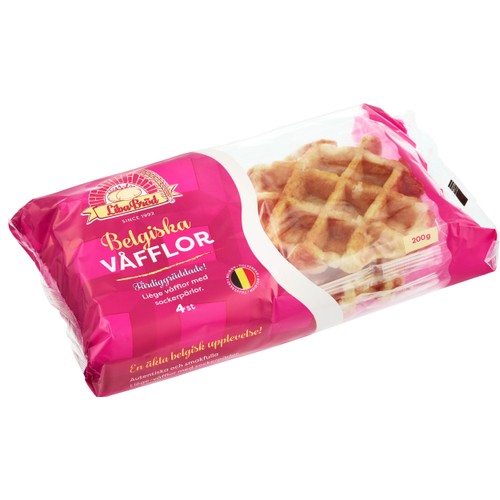 Belgiska Våfflor 200g Liba Bröd