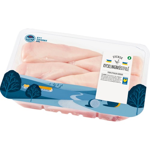 Kycklingbröstfilé 1kg ICA Gott Liv