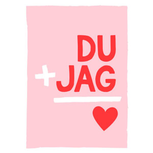 Du + jag = 3