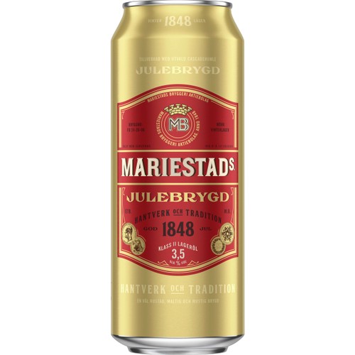 Öl Julebrygd 3,5% 50cl Mariestads