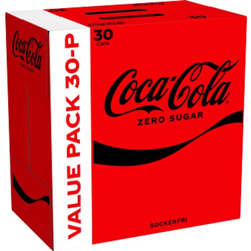 Cola Zero Burk 33cl 30-p Coca-Cola