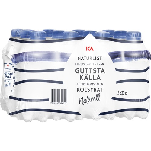 Kolsyrat Mineralvatten Naturell 12-pack ICA