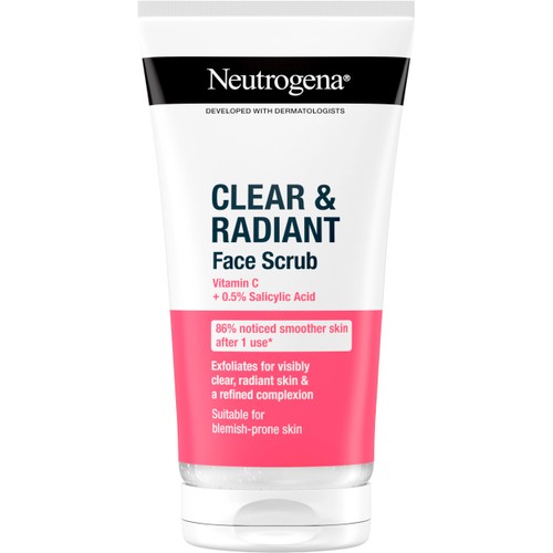 Ansiktsskrubb Clear&Radiant Grapefrukt&Vitamin C 150ml Neutrogena