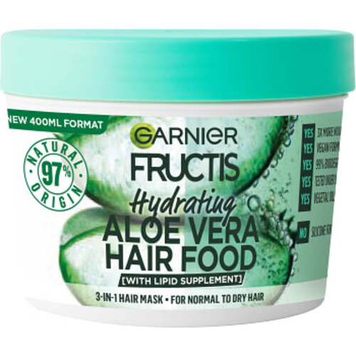 Inpackning Hair Food Aloe Vera 400ml Fructis