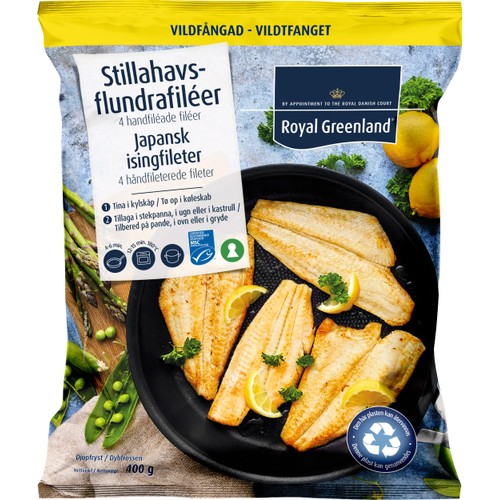 Stillahavsflundrafiléer 400g Royal Greenland