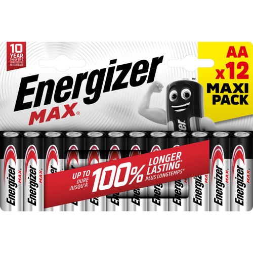 Batteri AA 12-p Energizer Max