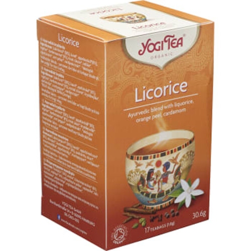 Te Liquorice Egyptian spice 17-p KRAV Yogi Tea