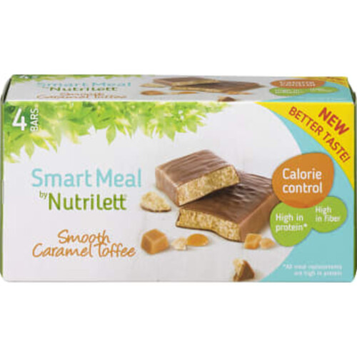 Bar Smooth Caramel 4-p Nutrilett