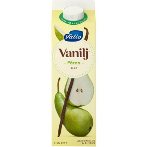 Vaniljyoghurt Päron slät 2,1% 1000g Valio
