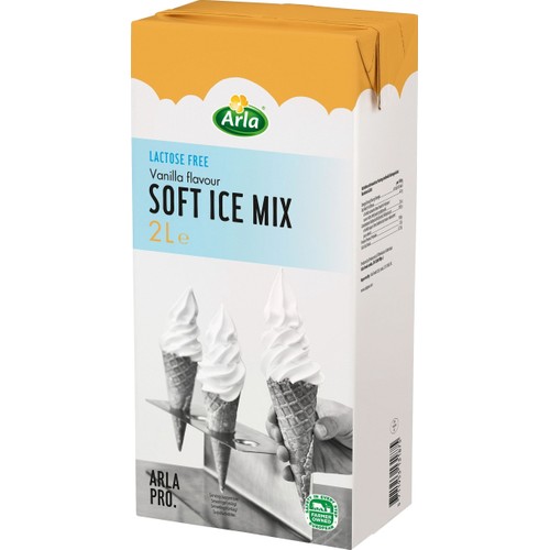 Mjukglassmix Vanilj 6% Laktosfr 2l Arla Pro