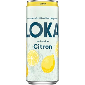Kolsyrat vatten Citron 33cl Loka