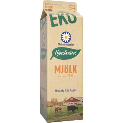 Mjölk 3% 1l KRAV Skåne Hjordnära