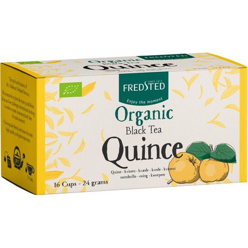 Te svart Quince Ekologisk 16-p Fredsted