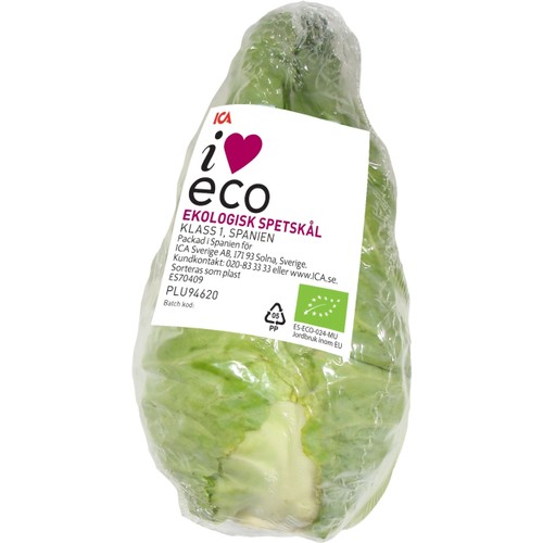 Spetskål Eko 1 pack ca 500g Klass 1 ICA