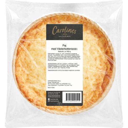 Paj med Västerbottensost® 1,6kg Carolines kök