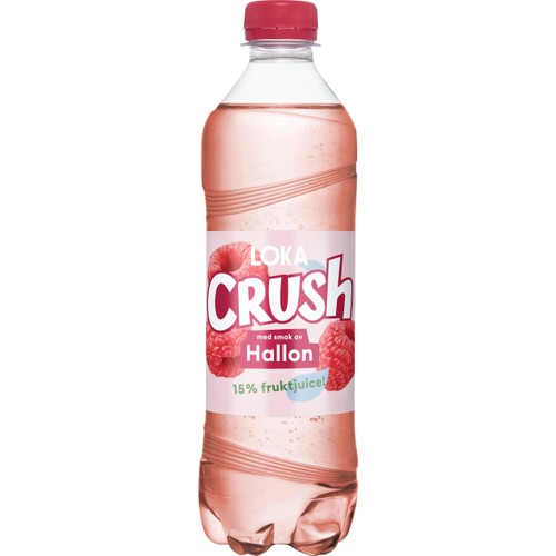 Läsk Crush Hallon 50cl Loka