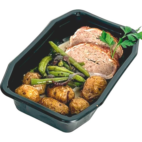 Baconlindad Köttfärslimpa Med Pepparsås 420g ICA Kvantum Lerum