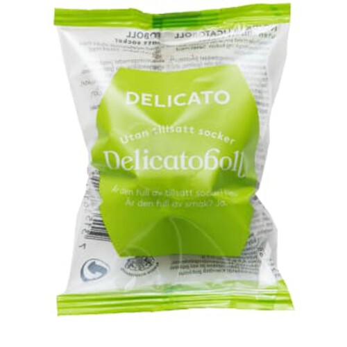 Delicatoboll Utan tillsatt socker 50g Delicato