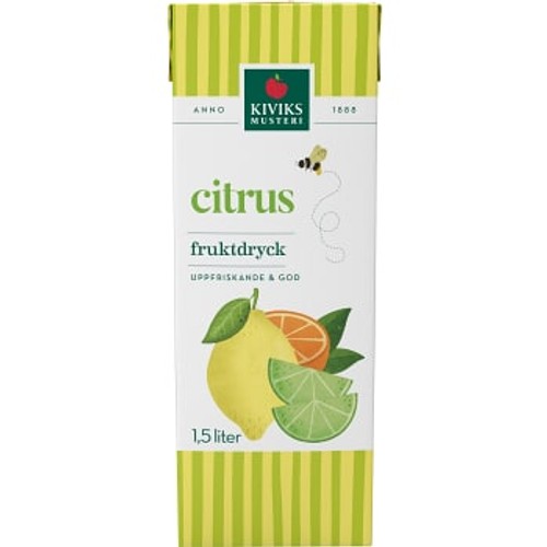 Citrusdryck Drickfärdig 1,5l Miljömärkt Kiviks