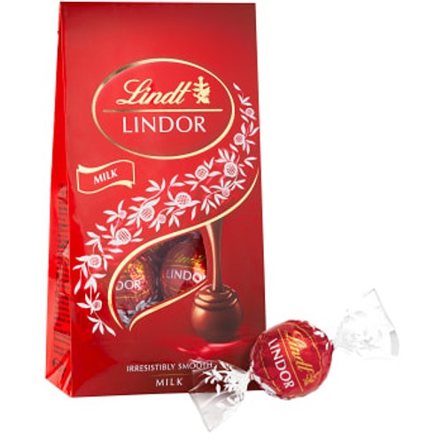 Chokladpraliner LINDOR Mjölk 137g Lindt