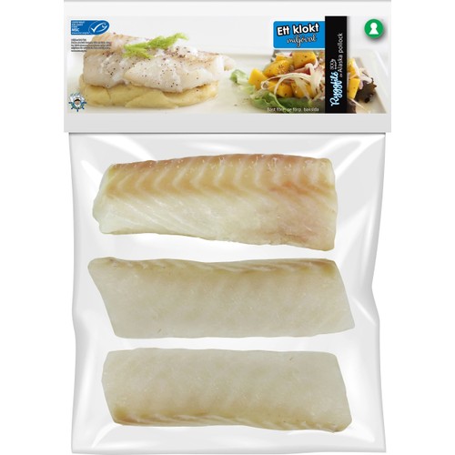Alaska Pollock Ryggfilé Fryst 300g Royal Foods