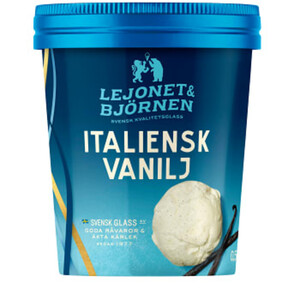 Glass Italiensk vanilj 0,5l Lejonet & Björnen