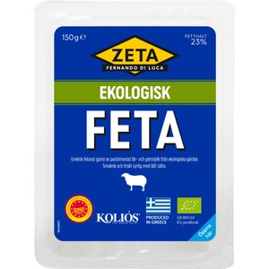 Feta Ekologisk 150g Zeta