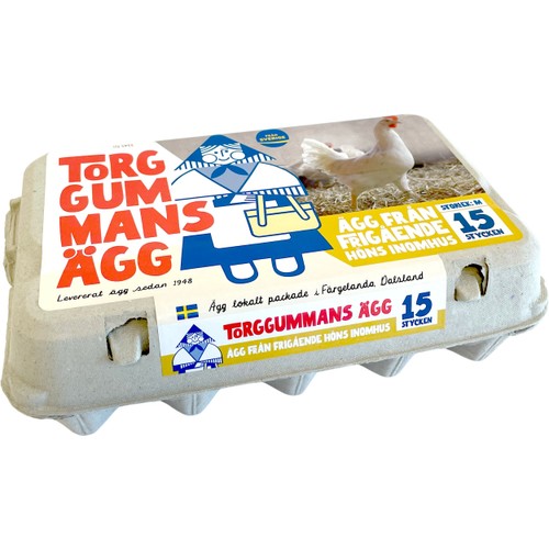 Ägg 15-pack 893g Torggummans Ägg
