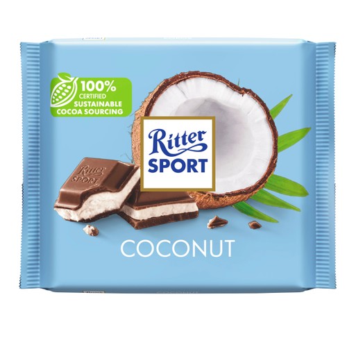 Chokladkaka Kokos 100g Ritter